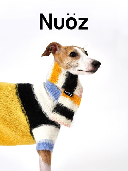 Limited Edition Handcrafted Custom Color-blocked Pet Scarves